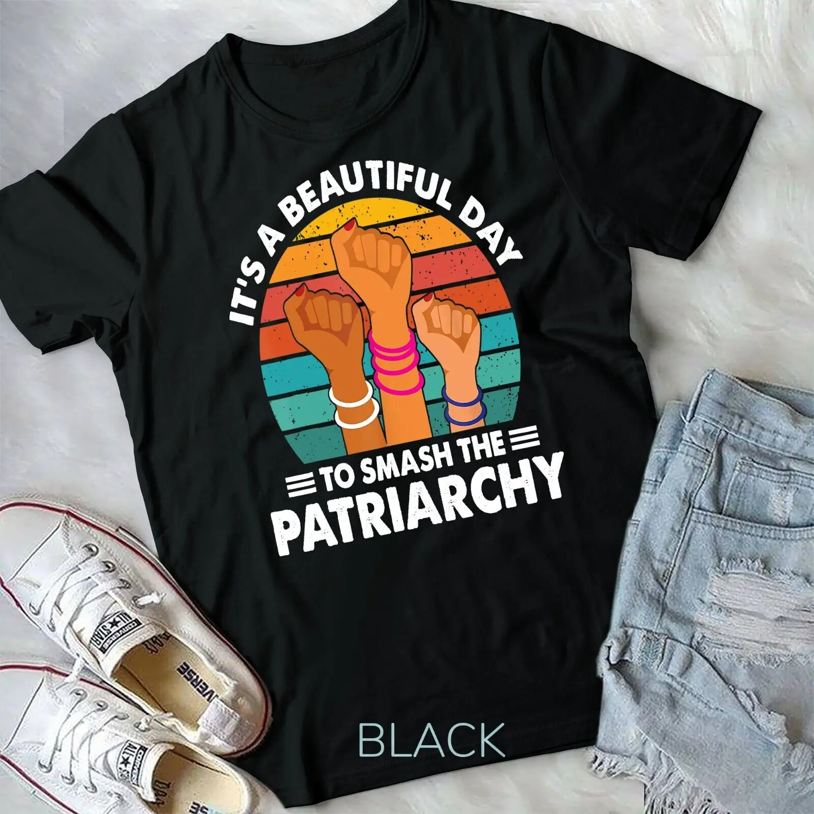 It's A Beautiful Day To Smash The Patriarchy Feminism Women Unisex T-shirt