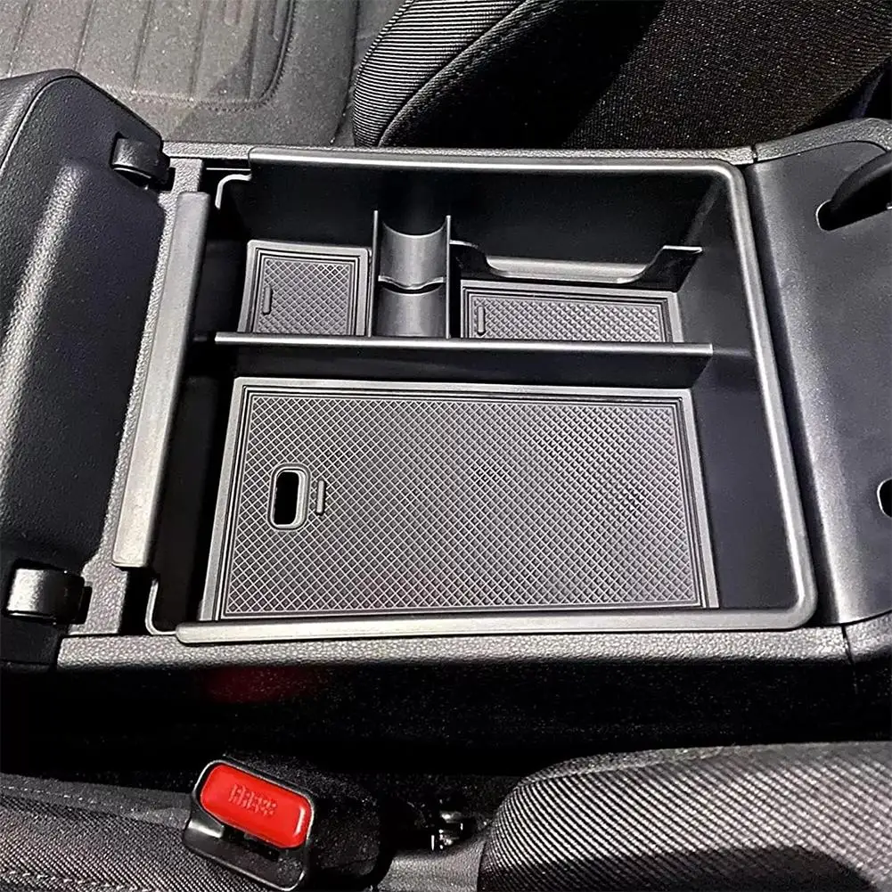 Para Hyundai Tucson NX4 2021 2022 2023 2024 caja de almacenamiento de apoyabrazos de coche soporte de bandeja de consola central accesorios organizadores de plástico ABS