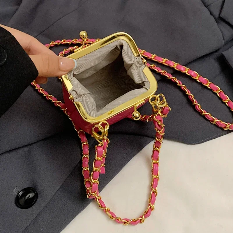 Super Mini Crossbody Bags For Women Designer Bag Luxury Chain Shoulder Coin Mini Purse Cute Clip Lipstick Bag Lady Cute Hobo Bag