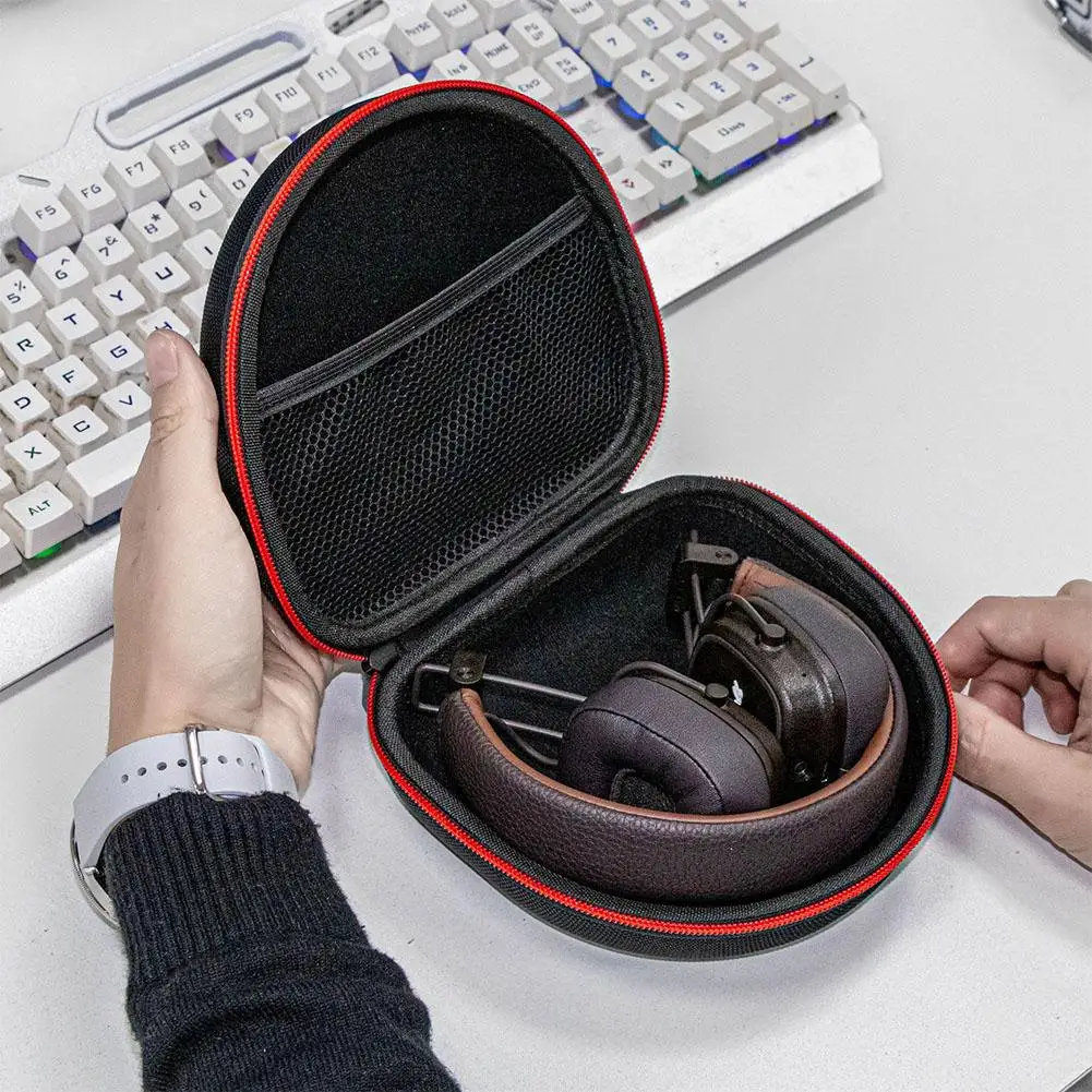 For ForMarshall Major 1/2/3/4/5 Head Mounted Headphone Bag Scratch-resistant Wear-resistant Shockproof Earphone Storage Bag