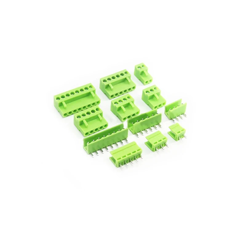 10 set 5.08MM 300V/10A HT5.08 2/3/4/5/6/7/8 Pin IGHT RIGHT ANGLE/Straight Screw Terminal Block Connector SOCKET