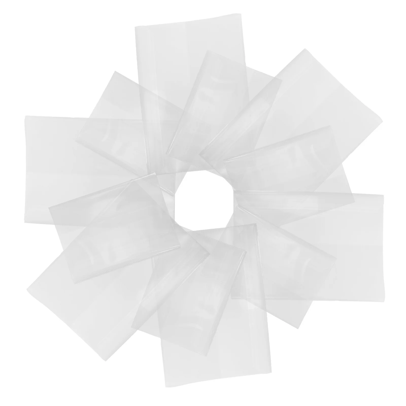 20 قطعة غطاء كتاب شفاف مضاد للخدش غطاء حماية للكمبيوتر المحمول واقي بلاستيكي شفاف لتغطية كتب الكتب المدرسية