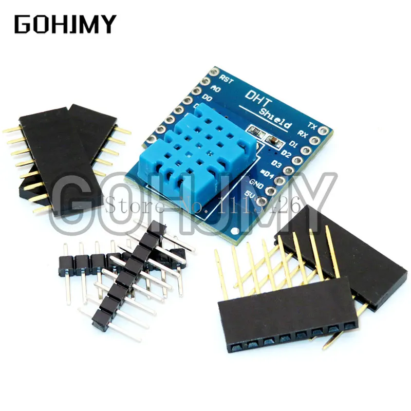 DHT Shield For WEMOS D1 mini ESP32 MINI DHT11 Single-bus digital temperature and humidity sensor module sensor wifi temperature