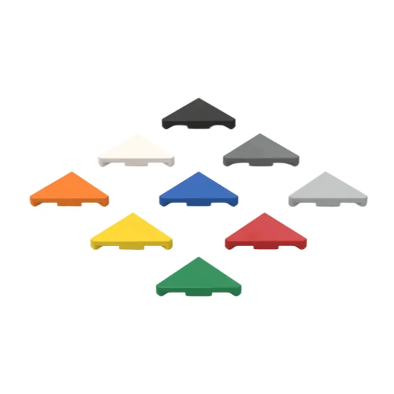 60pcs MOC Building Blocks Building Parts 35787 Ceramic Tiles 45 ° Cutting 2x2 Triangles DIY Assembly Parts Children's Toys Gifts