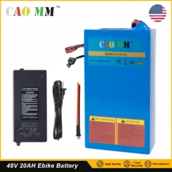 48v Battery, 8Ah/ 10Ah/ 14Ah/ 20Ah/30AH Ebike Battery for 200-2000W Electric Bike Bicycle, Scooter and Other Motor