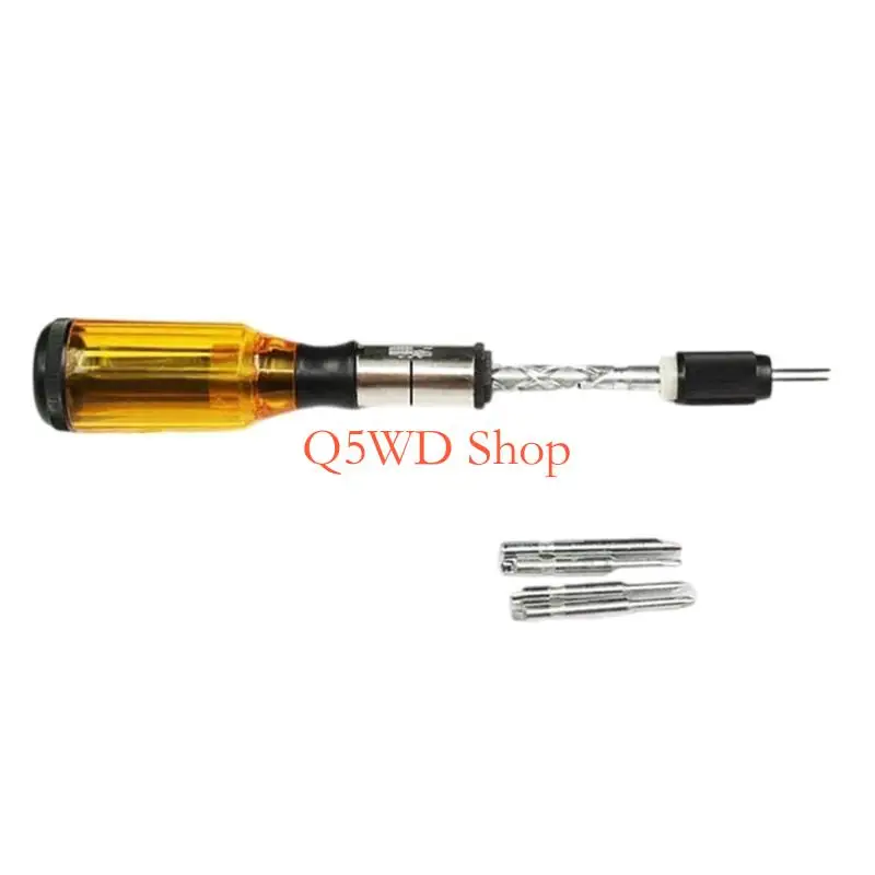 Q5WD Push Pull Ratchet Screwdriver Adjustment Spirals Ratchet Semi Automatic