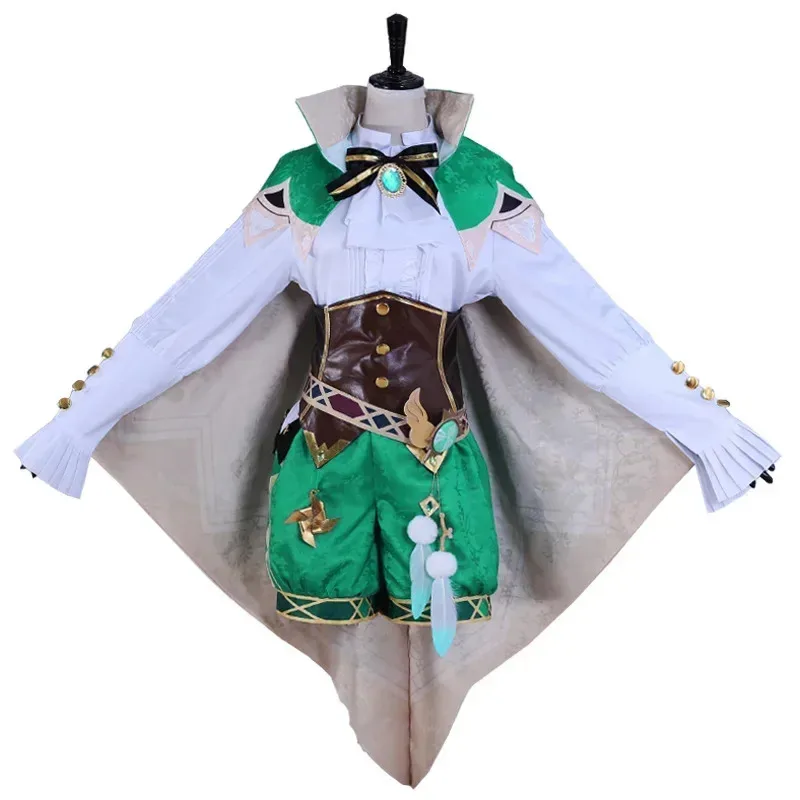 Twenty Cosplay Genshin Impact Costume Cosplay Wig Uniform Twenty Chinese Style Halloween Costumes For Women Game Wendi Windy
