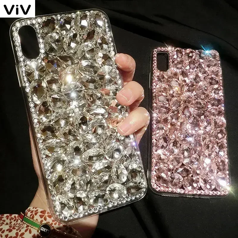 Bling Diamond Case For Samsung Galaxy Note 20 Ultra Note 10+ 10lite Phone Cover Handmade Telefon Funda Crystal Stone Caja viv