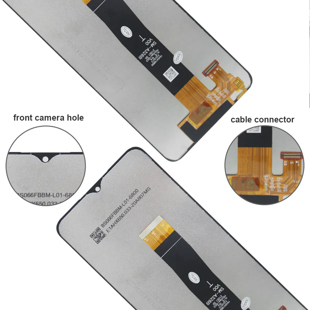 Wyświetlacz LCD do telefonu Samsung Galaxy A32 5G, ekran dotykowy, zamiennik do Samsung A32 5G SM-A326B A326F A326U LCD z ramką — zdjęcie produktu 5
