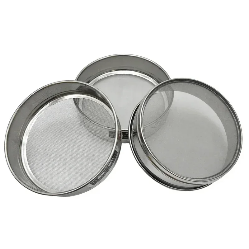 20Cm Set Laboratory Standard Sampling Inspection Sieve 304 Stainless Steel Filter Aperture 0.075-2Mm 10-200 Mesh