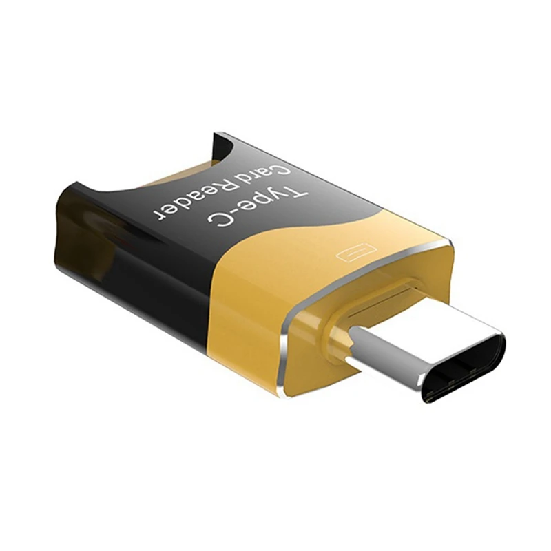 Mini lettore di schede di tipo C Lettore di schede OTG mobile Slot per schede Lettore di schede TF Flash Drive plug and play