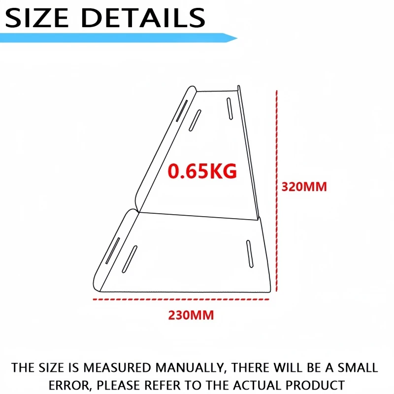 ATV Front Wheel Bracket Base Plate Mudguard Front Plate Base Protection Rear Bracket Compatible for Yamaha Raptor 700 2022-2025