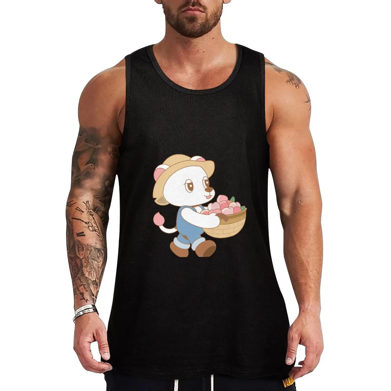 WOOKDONG peach picker lee dong wook the peach farm Tank Top bodybuilding t shirt summer 2025