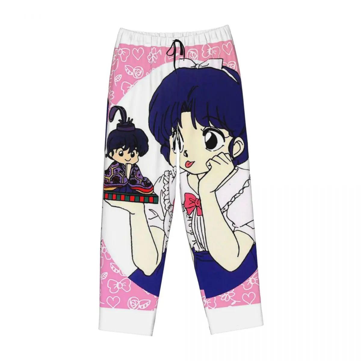 

Custom Ranma 1/2 Saotome Pig Girls Women Pajama Pants Lounge Sleep Sleepwear Bottoms with Pockets