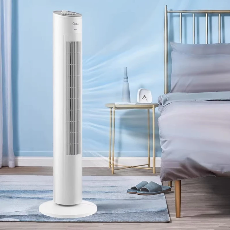 2026 New Upgraded Tower Fan Energy Saving Durable Silent bladeless Tower Standing Fan Home Use bladeless Floor Cooling Fan