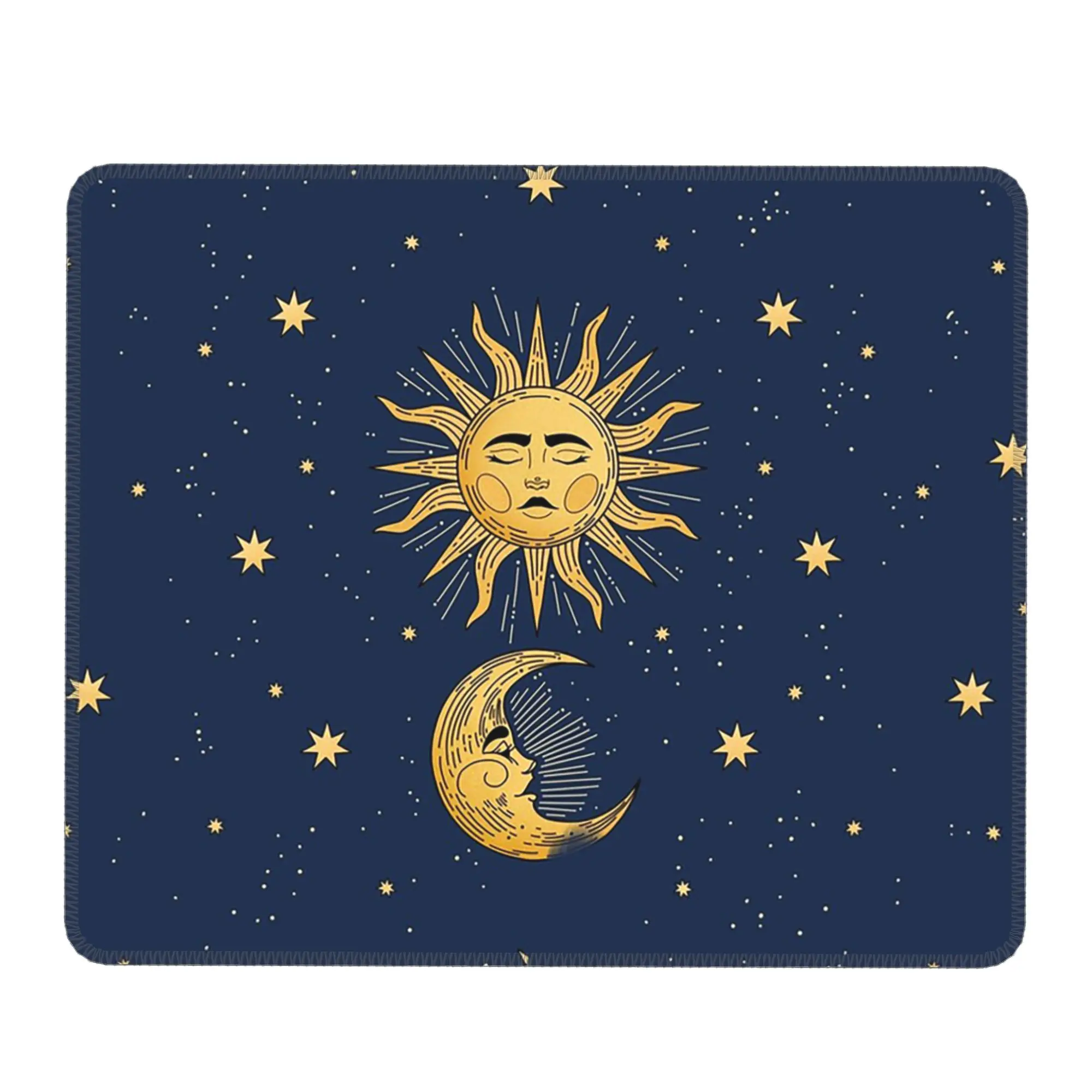 Celestial Landscape Moon And Sun Mouse Pad Computer Keyboard Mouse Mat Gamer PC Laptop Desk Mat Office Table Mats