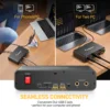 MAONO-PS22 PC 用 USB オーディオインターフェイス、60dB プロプリアンプ、24 ビット 192kHz、PC およびスマートフォン用デュアル USB インターフェイス、ホームレコーディング、音楽制作、ギター、ポッドキャスト、ストリーミング用のルーティングソフトウェア 5
