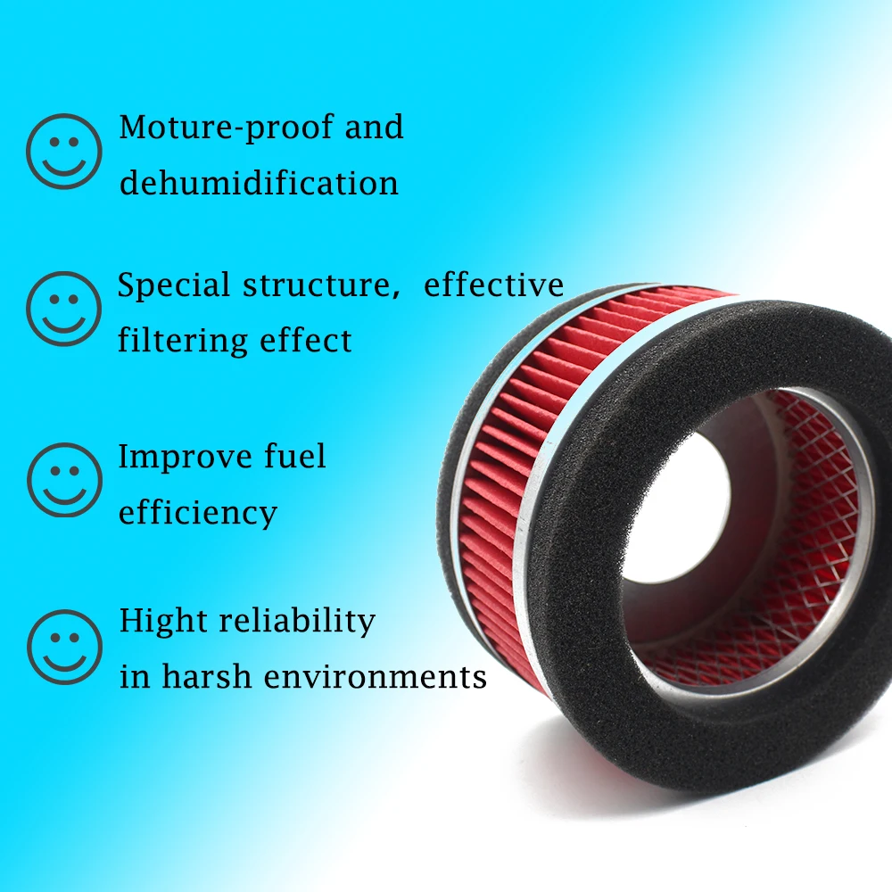 

Pokhaomin Scooter Round Air Filter for GY6 125 GY6 150 152QMI 157QMJ Vento Phantom Tao Lancer 150 TNG DR150 Tank Racer 150