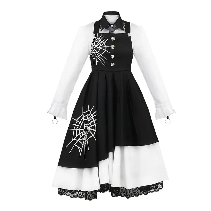 

Костюм игры Danganronpa V3: Killing Harmony Tojo Kirumi, платье для косплея, парик, униформа, наряд горничной, Хэллоуин, 8 s, 6;