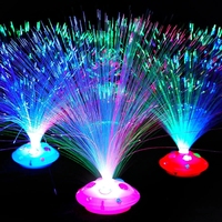 Colored LED Fiber Optic Light Night Lamp Holiday Christmas Wedding Decoration Stars Shine In The Dark Kids Toys Nighting Lamps