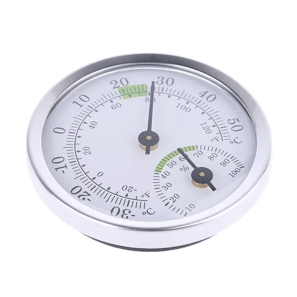 Compact Houses Offices Workshops Monitor Thermometer Hygrometer Indoor Analog Meter Household Wall Mounted Temperature Humidity