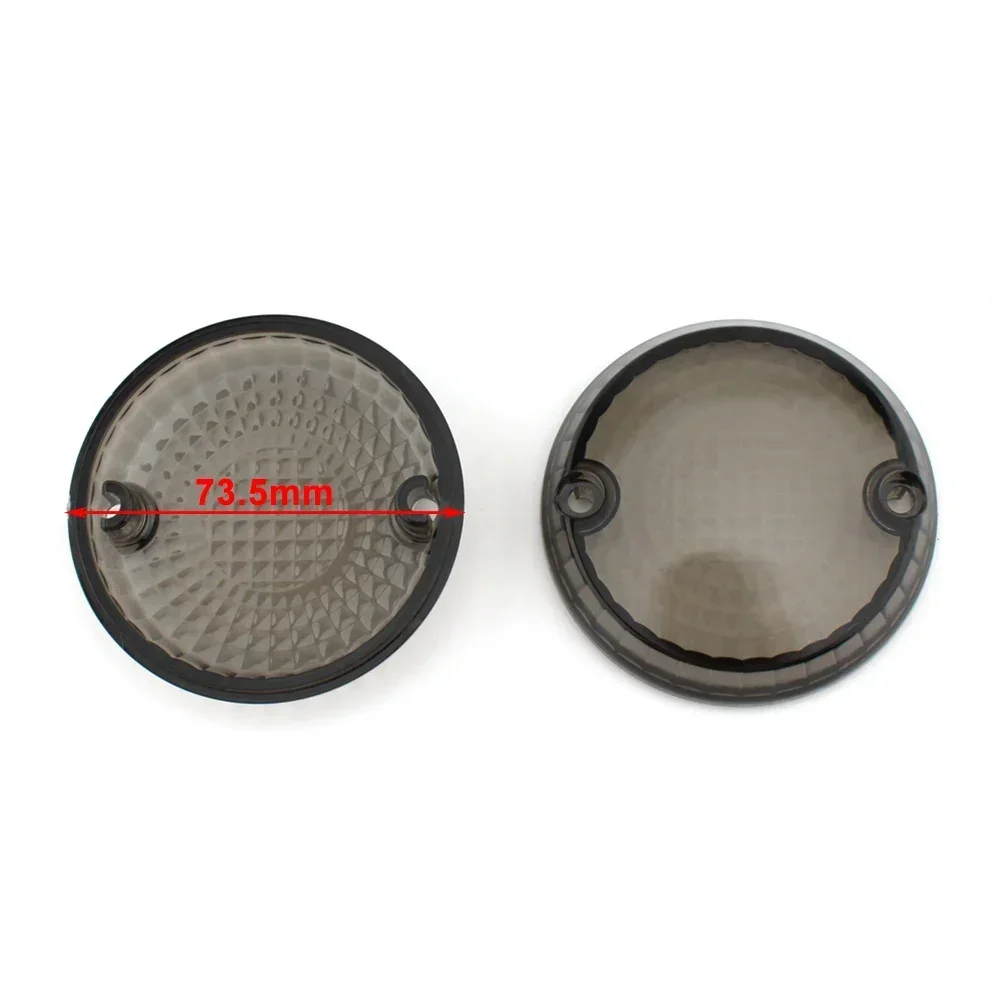 For Kawasaki Vulcan 1500 Classic Mean Streak 1600 750 800 900 1Pair Motorcycle Turn Signal Lens Cover Smoke/Clear/Amber - Image 3
