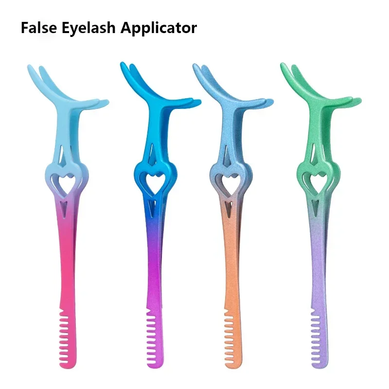 Fake Eyelash Applicator Tweezers Eyelash Beauty Paste False Tools Mascara Eyelashes Clip Aids Lashes Curler Makeup Cosmetic Tool