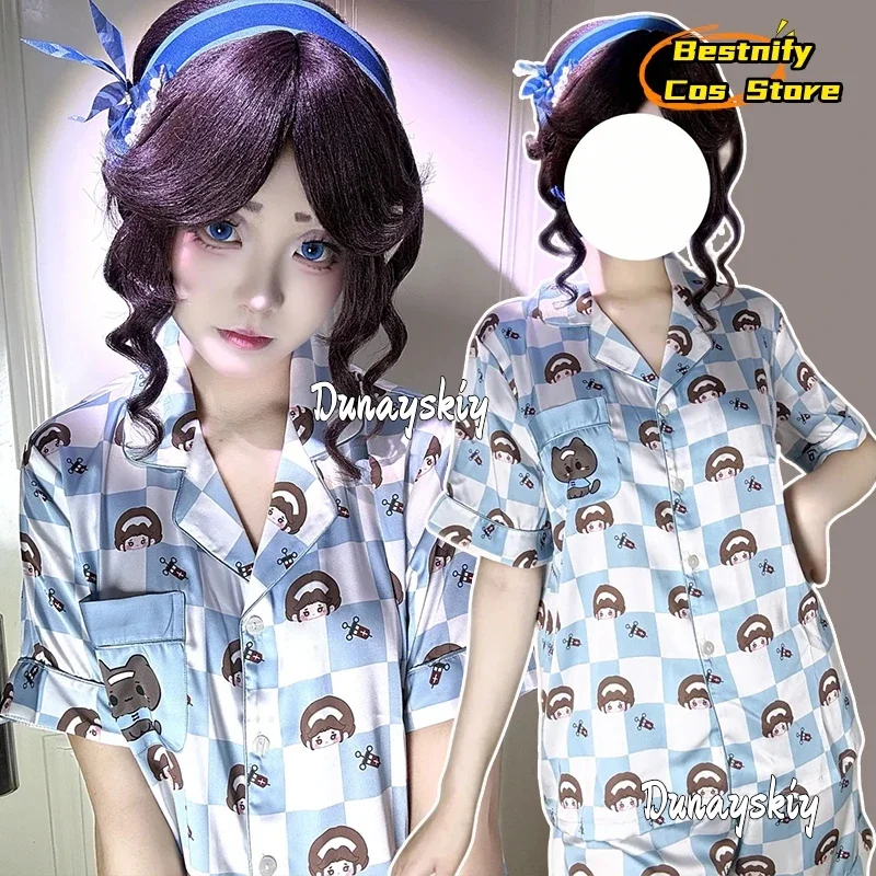 

Cosplaynime Identity V Cosplay Costume Naib Subedar Luca Balsa Women Men Summer Short Sleeved Shorts Pajamas Home Clothes Costum