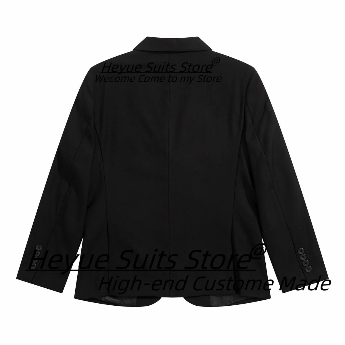 Luxuly setelan jas pria Formal, setelan jas pria Formal, hitam, kerah Lapel berlekuk, setelan tuksedo pernikahan 2 potong, Blazer bisnis, kostum Homme