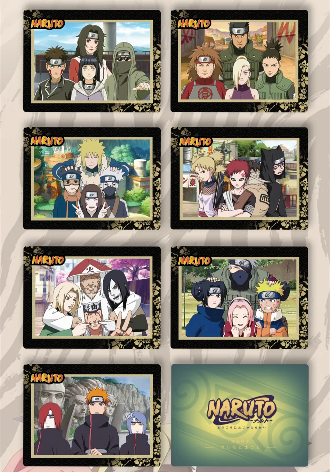 New Naruto Konoha\'s Bond Trading Collection Card Sasuke Itachi Kakashi Naruto SSP MR Rare Character Game Card Toy Children Gift