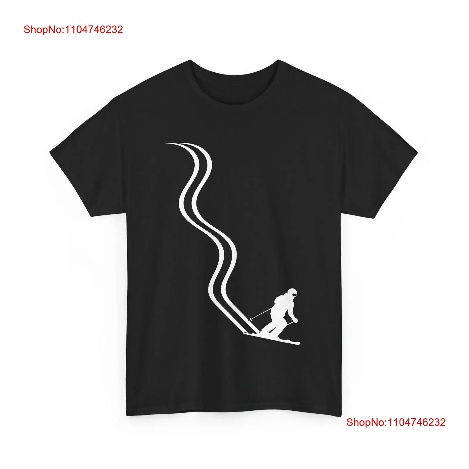 

Skiing T Shirt Skier Ski Winter Sports Lovers vintage Washed Versatile Slightly Stylish designer clothes Stretched Casual