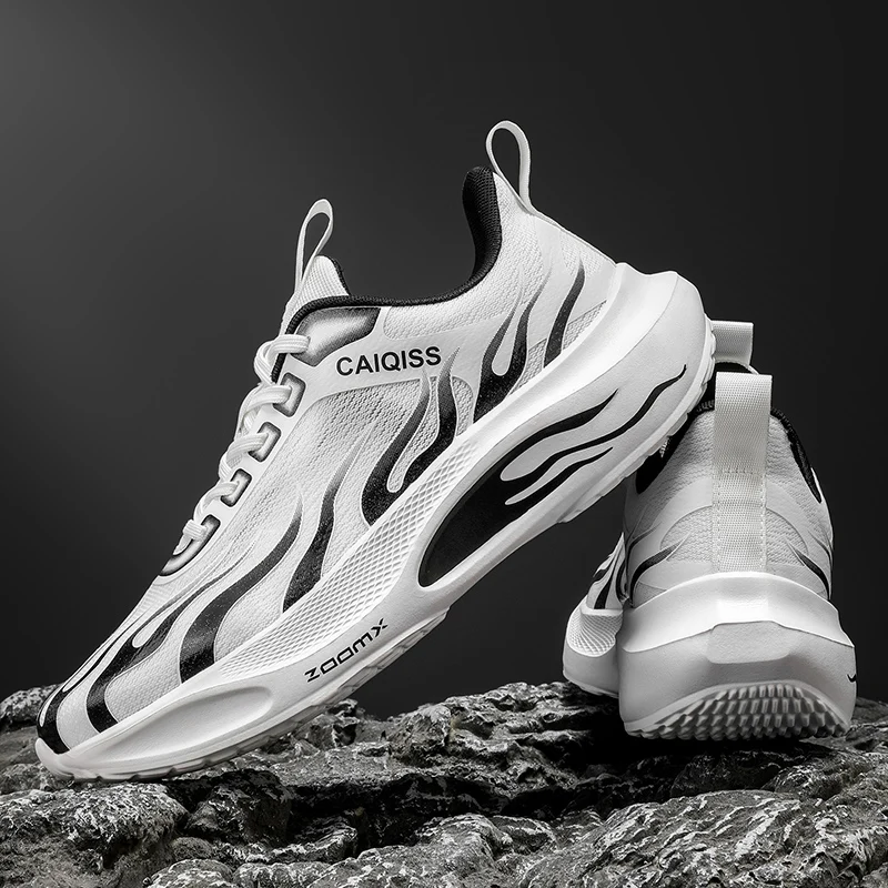 

YRZL Mens Athletic Sneakers Lightweight Running Shoes Breathable Gym Training Shoes Non Slip Comfortable Walking Shoes for Men