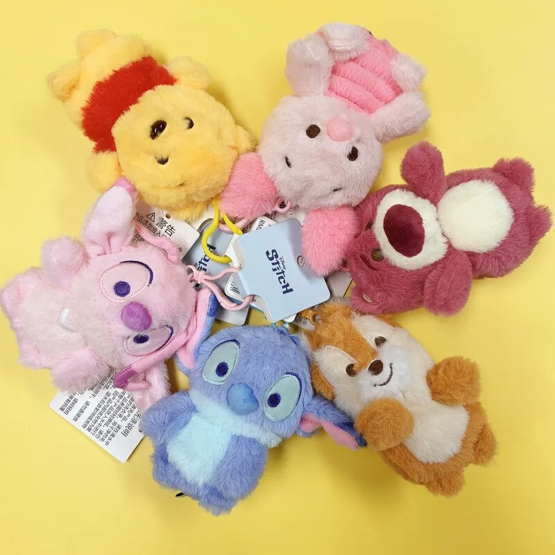 

Disney Chibi Pendant Cute Cartoon Keychain Hanging Ornament Collection Mini Figure Bag Charm Backpack Decoration Kawaii Style
