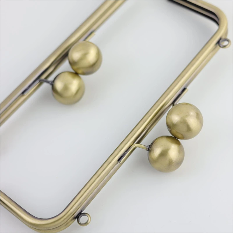 10X3.5inch Bag Purse frame huge ball clasp metal frame for DIY handbag accessories bronze and silver 2023 New