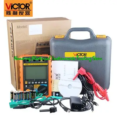 VICTOR VC3123/VC3125/VC3126 Handheld High Voltage Ohm Meters 5kV Insulation Resistance Tester  Insulation Resistance Megger