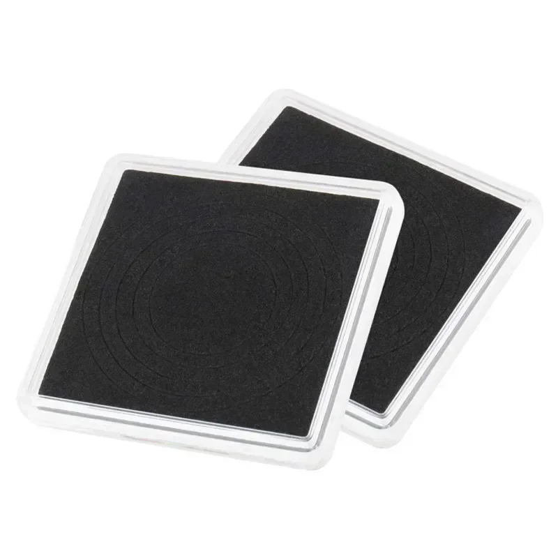 16-40mm5Pcs Half Dollar Coin Storage Collection Organiser Snap Clip Silver Coin Holder Coin Collection Display Stand Acrylic Box