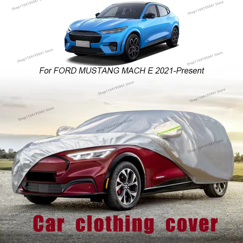 For Ford MUSTANG MACH Full Car Cover Rain Frost Snow Car protective cover ,UV protection,Car paint protection