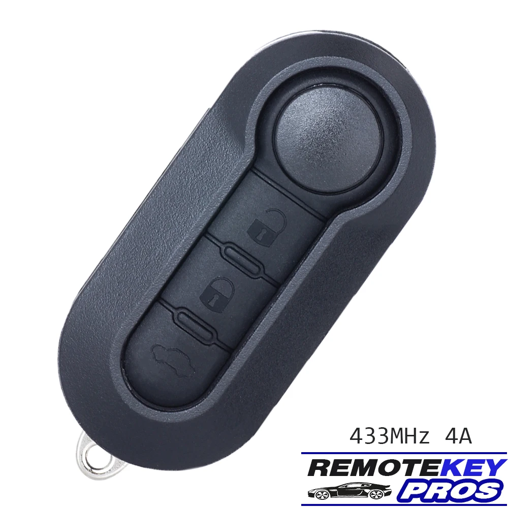 

DIYKEY 433MHz 4A Chip Flip Remote Key 3 Button for Fiat STRADA MOBI UNO FIORINO E MAIS