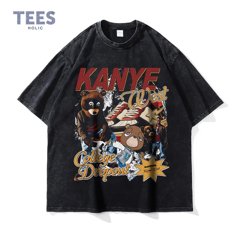 

Футболка мужская оверсайз в стиле хип-хоп с принтом, 100% хлопок