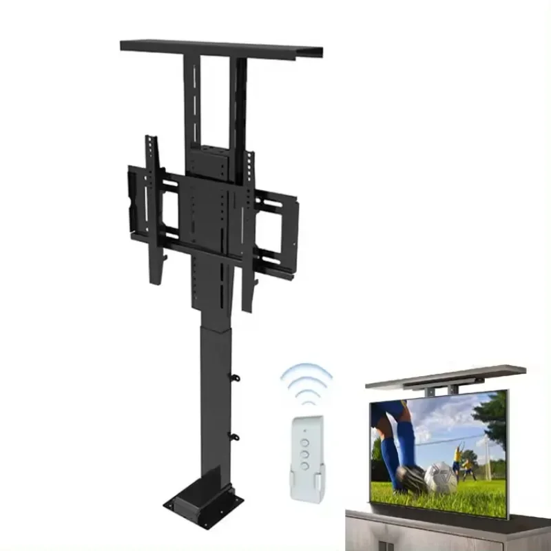 Electric Automatic Electric TV Lift Electric TV Stand, suitable for 32-70 inch TV Lift, remote control height adjustable