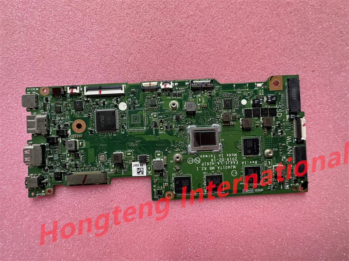 

For ASUS MJ401TA Notebook Mainboard EA4J1 LA-H261P M3-8100Y CPU 4G test ok