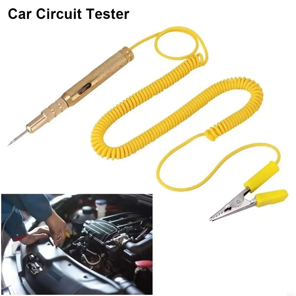 1Pcs New 6V-24V Car Circuit Tester Brass Light System Lamp Test Detector Probe Auto Universal Voltage Test Pen Diagnostic Tools
