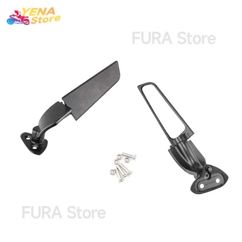 هذا مناسب لجناح المرآة الجانبية لدراجة نارية YAMAHA YZF-R1، مع مرايا جانبية قابلة للتعديل وقابلة للدوران #5