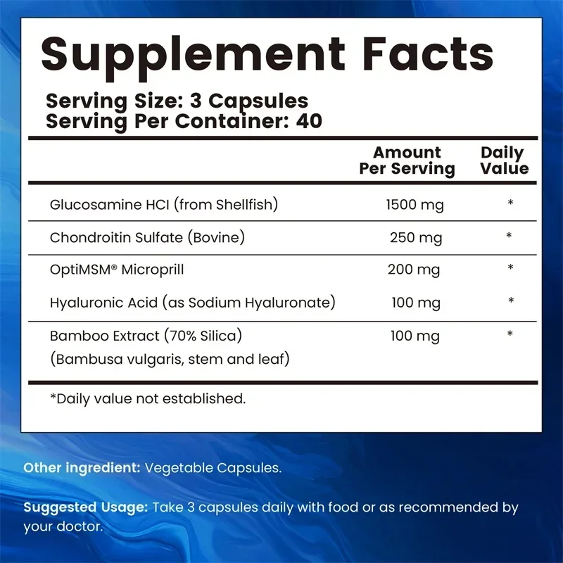 Joint Support - Improved Joint Flexibility, Pain Relief, Supports Tendon and Joint Health,  and Promotes Healthy Movement