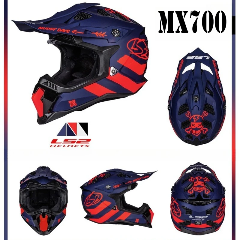 

Мотоциклетный шлем Capacete LS2 MX700 внедорожный мотоциклетный шлем шлемы для мотокросса Cascos Para Moto Casco мотоциклетный шлем