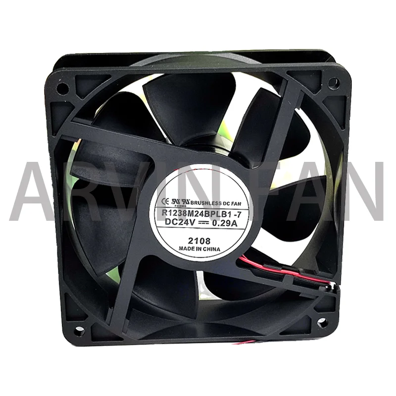 

R1238M24BPLB1-7 24V 0.29A 120x120x38mm 2-Wire Server Cooling Fan