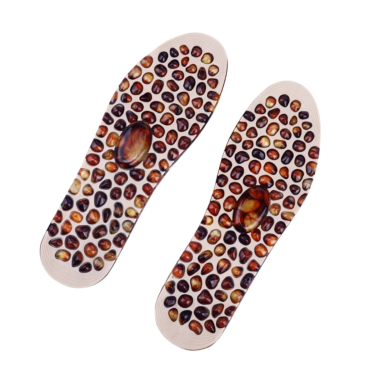 

Rubber Pebble Insole Foot Massage Point Pad Men's and 's 1 Pair Insoles Cushion of Pebbles Shoes Man