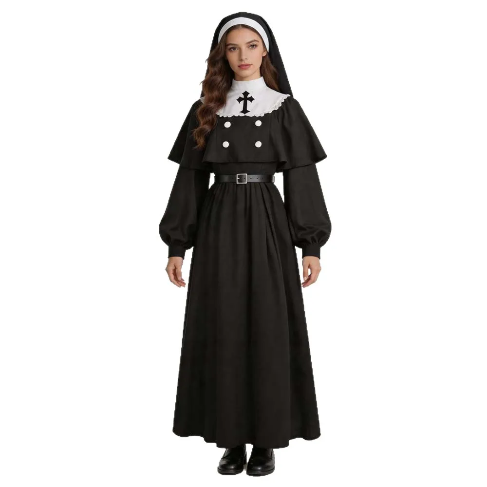 Déguisement Nonne Effrayante Femme – photo 2
