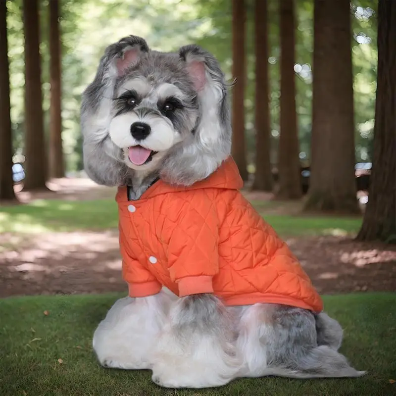 Casaco de inverno para cachorro, engrossado, ajustável, à prova d'água, quente, colete para cachorro, à prova d'água, quente, com tiras reflexivas para inverno e frio