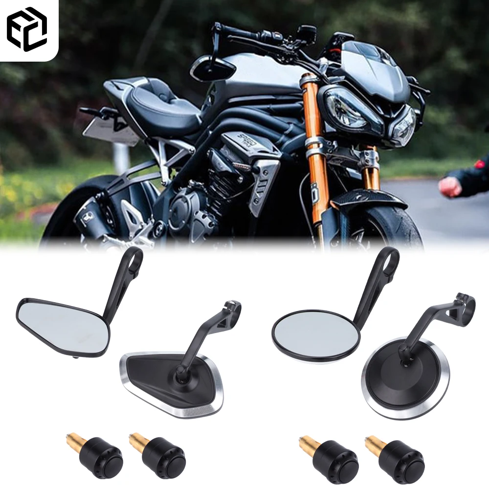 

For MONSTER 797 821 950 Motorcycle Handlebar Bar End Mirror For DUCATI Monster Scrambler Streetfighter Diavel Moto Accessories